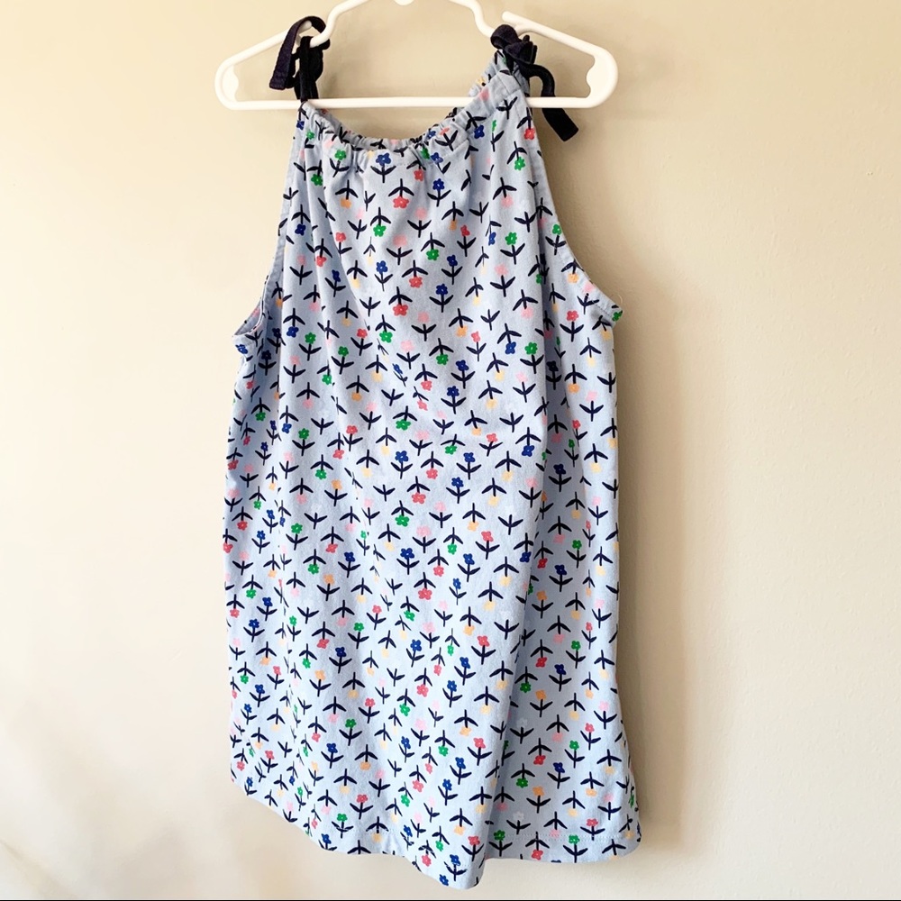 Hanna Andersson Floral Tie Top | 140 = US 10 - Picture 2 of 4